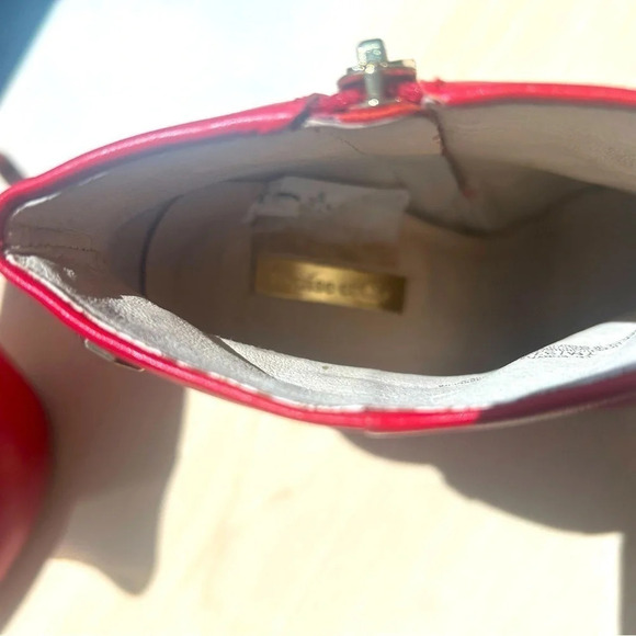 Louise et Cie unreal bright red leather boots… 10/10 size 7m OG tag still in - Picture 6 of 11
